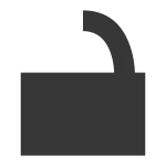 Unlocked SVG Icon